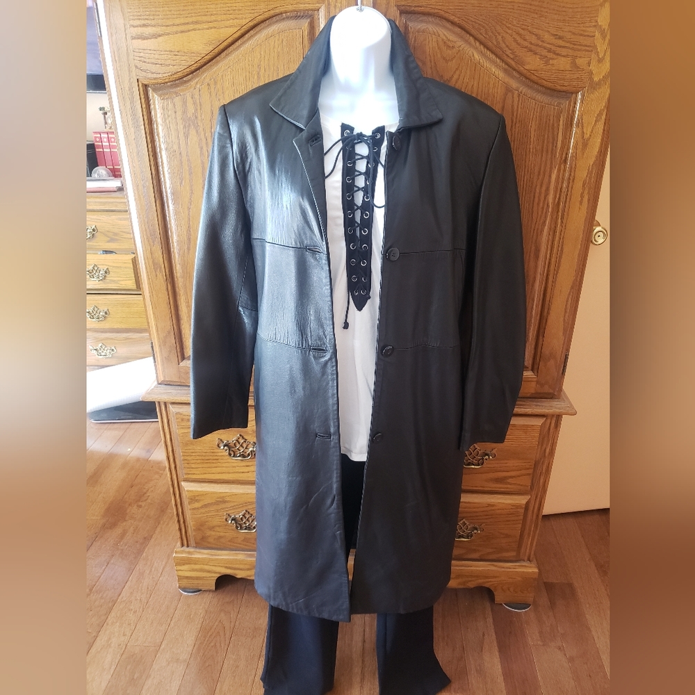 Collezione SA Butter Soft Leather Coat!